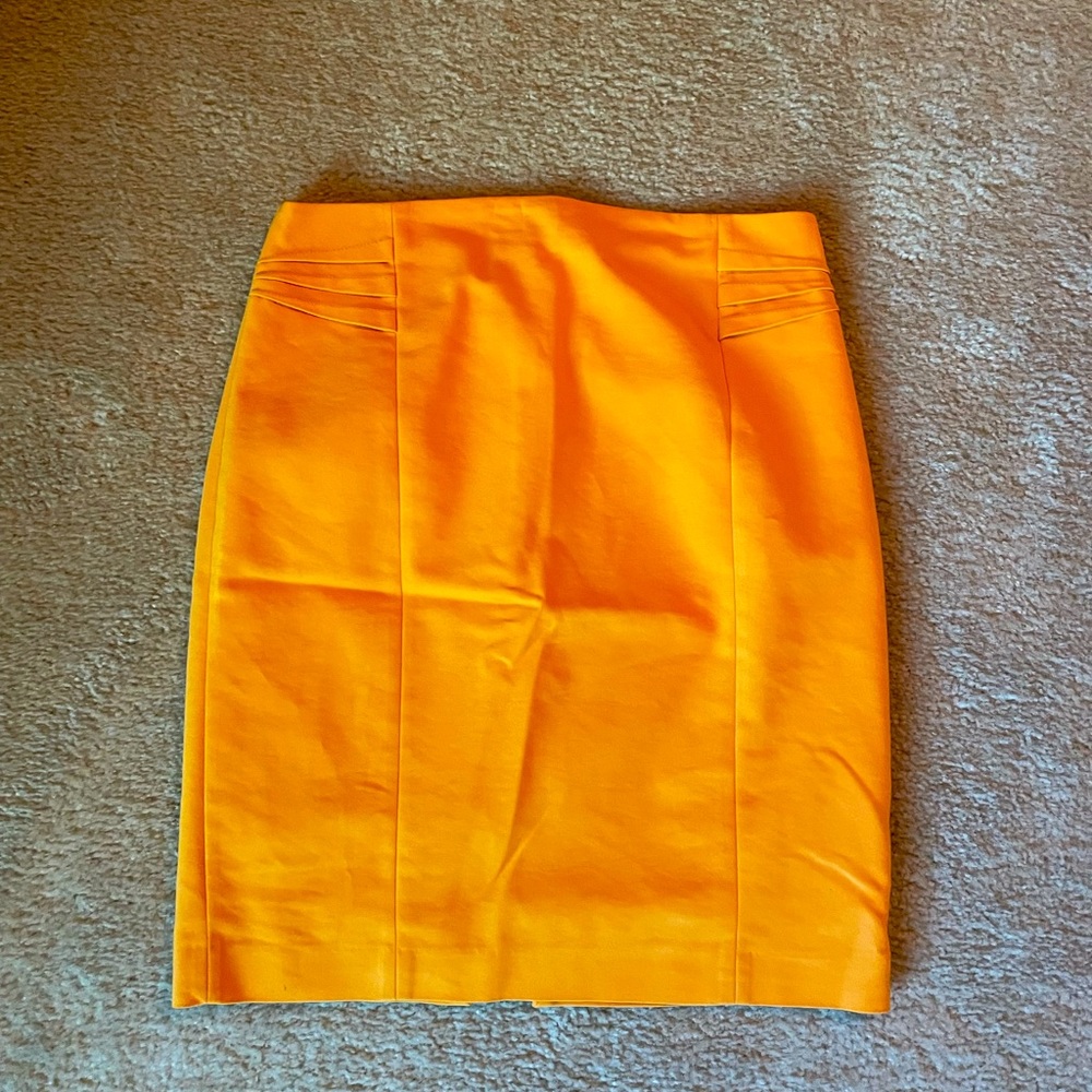 Orange Express Pencil Skirt Sz 8